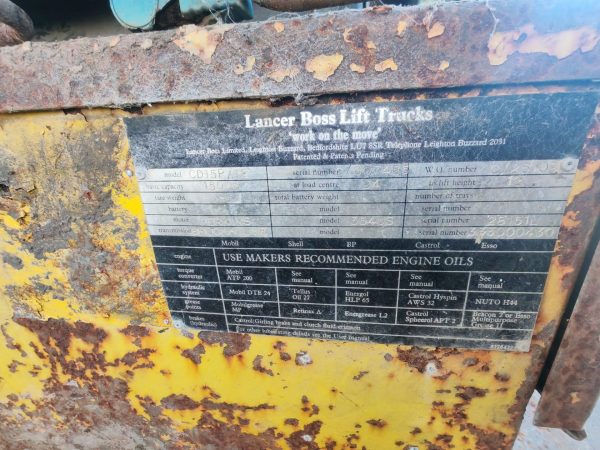 LANCER BOSS 7 TON DIESEL FORKLIFT TRUCK 7 TON LIFT , FULL CAB FORK LIFT - Image 7