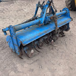 MITSUBISHI 5 FOOT WIDE SMALL OR COMPACT TRACTOR MOUNTED PTO SOIL LAND ROTAVATOR