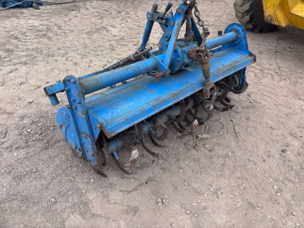 MITSUBISHI 5 FOOT WIDE SMALL OR COMPACT TRACTOR MOUNTED PTO SOIL LAND ROTAVATOR