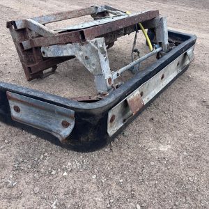 COW MUCK SLURRY SCRAPER ON SKID STEER LOADER BRACKETS