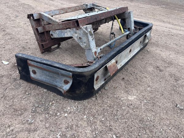 COW MUCK SLURRY SCRAPER ON SKID STEER LOADER BRACKETS