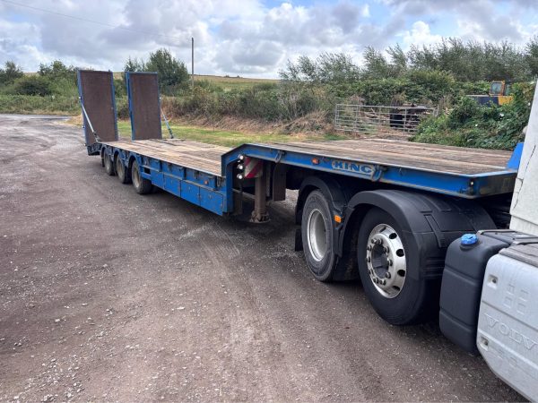 2000 KING GTS 44 LOW LOADER STEPFRAME PLANT TRAILER MOT TO 31/9/25 NEW AIRBAGS