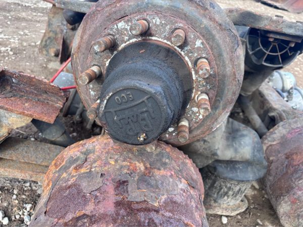 1 X BPW AXLE ON DRUM BRAKES SUIT SUPER SINGLE TYRES TRACTOR LOW LOADER TRAILER - 3 AXLES AVAILABLE - Image 4