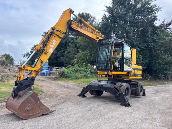 2004 JCB JS145W WHEELED EXCAVATOR DIGGER MATERIALS HANDLER HIGH LIFT CAB - Image 21