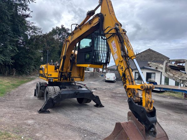 2004 JCB JS145W WHEELED EXCAVATOR DIGGER MATERIALS HANDLER HIGH LIFT CAB - Image 20