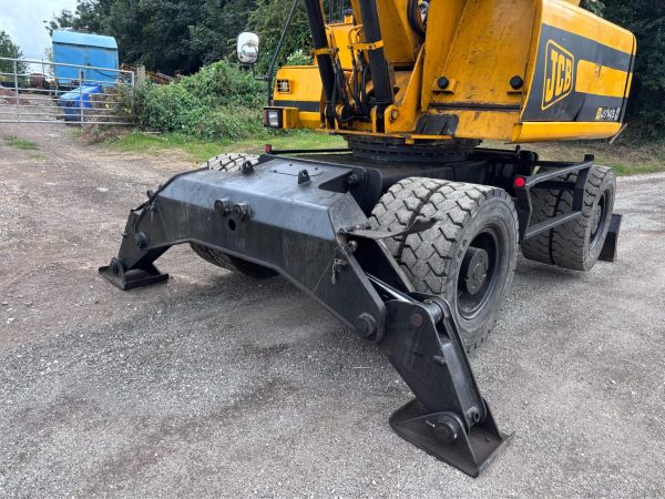 2004 JCB JS145W WHEELED EXCAVATOR DIGGER MATERIALS HANDLER HIGH LIFT CAB - Image 17
