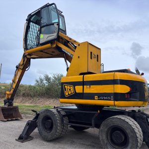 2004 JCB JS145W WHEELED EXCAVATOR DIGGER MATERIALS HANDLER HIGH LIFT CAB