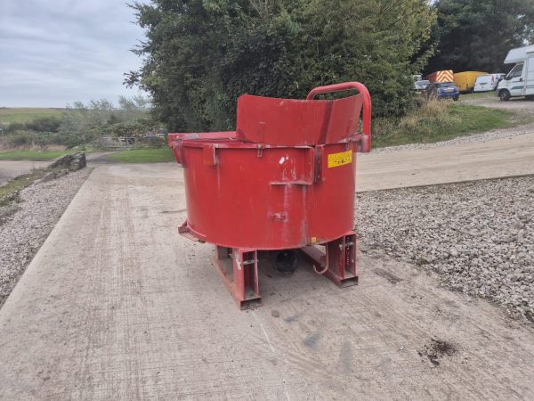 CONCRETE CEMENT PAN MIXER - 3 POINT LINKAGE FOR TRACTOR TELEHANDLER PTO DRIVEN