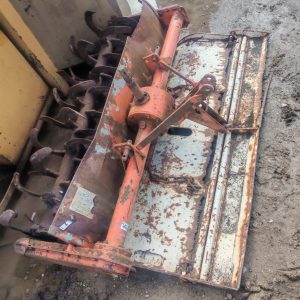 5 FOOT ROTAVATOR PLOUGH TILLER CULTIVATOR COMPACT TRACTOR - UNTESTED