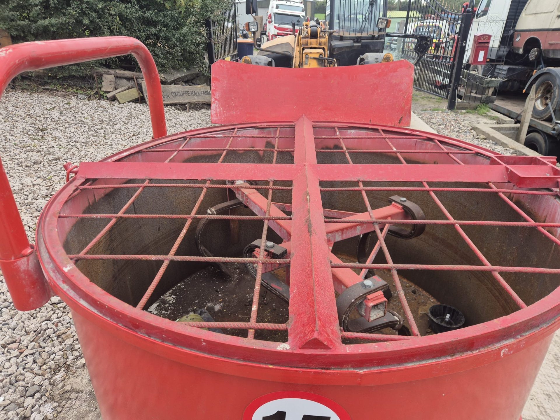 CONCRETE CEMENT PAN MIXER - 3 POINT LINKAGE FOR TRACTOR TELEHANDLER PTO DRIVEN - Image 9