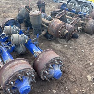 1 X 17.5" BPW AXLE ON DRUM BRAKES TRACTOR LOW LOADER TRAILER - 6 AVAILABLE