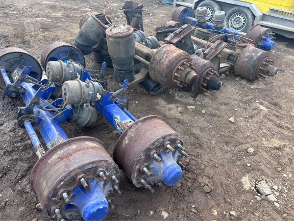 1 X 17.5" BPW AXLE ON DRUM BRAKES TRACTOR LOW LOADER TRAILER - 6 AVAILABLE
