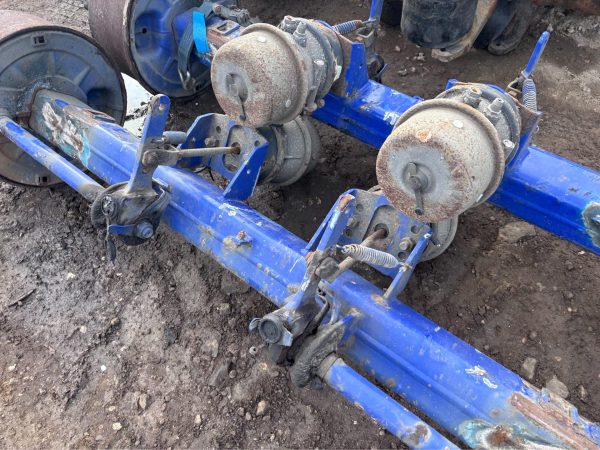 1 X 17.5" BPW AXLE ON DRUM BRAKES TRACTOR LOW LOADER TRAILER - 6 AVAILABLE - Image 6