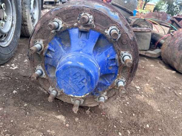 1 X 17.5" BPW AXLE ON DRUM BRAKES TRACTOR LOW LOADER TRAILER - 6 AVAILABLE - Image 2