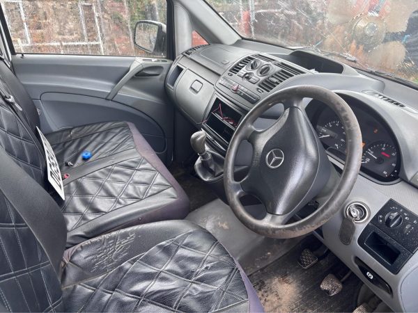 2009 MERCEDES VITO VAN 2.1L DIESEL ENGINE 2 X SIDE DOORS 132000 MILES - Image 7