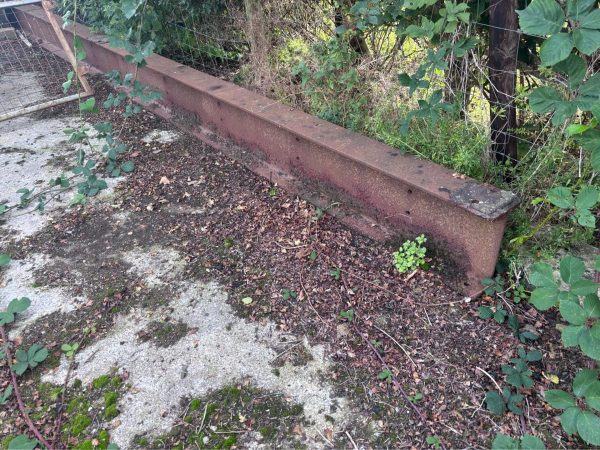 USED 30 FOOT LONG STEEL / UNIVERSAL COLUMN METAL RSJ GIRDER 12" X 6" HEAVY DUTY - Image 3