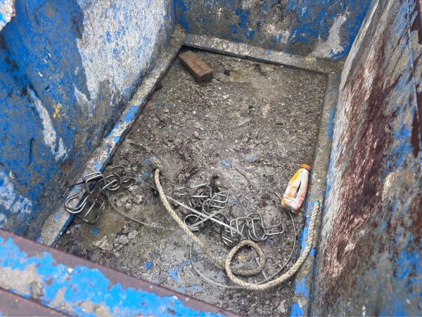 FORKLIFT TIPPING DROP BOTTOM SKIP DIESEL FORKLIFT TRUCK - Image 5