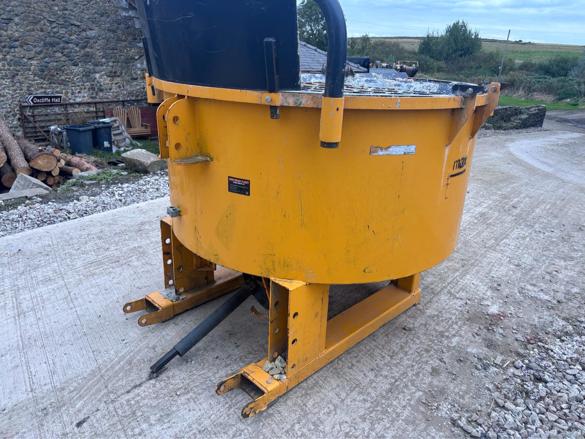 CONCRETE CEMENT PAN MIXER - 3 POINT LINKAGE FOR TRACTOR TELEHANDLER PTO DRIVEN - Image 7