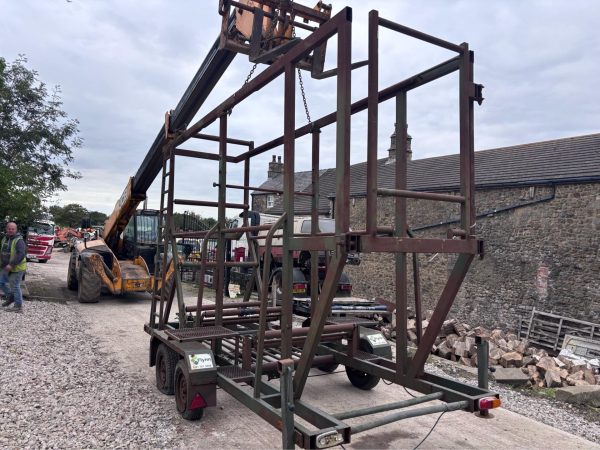 TWIN AXLE PIPE COIL TRAILER HIGHWAYS UTILITYS SERVICES GAS WATER PIPE DIGGER - Image 10