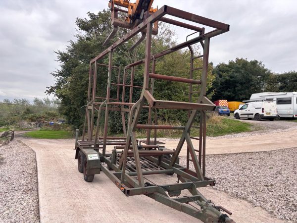 TWIN AXLE PIPE COIL TRAILER HIGHWAYS UTILITYS SERVICES GAS WATER PIPE DIGGER - Image 8