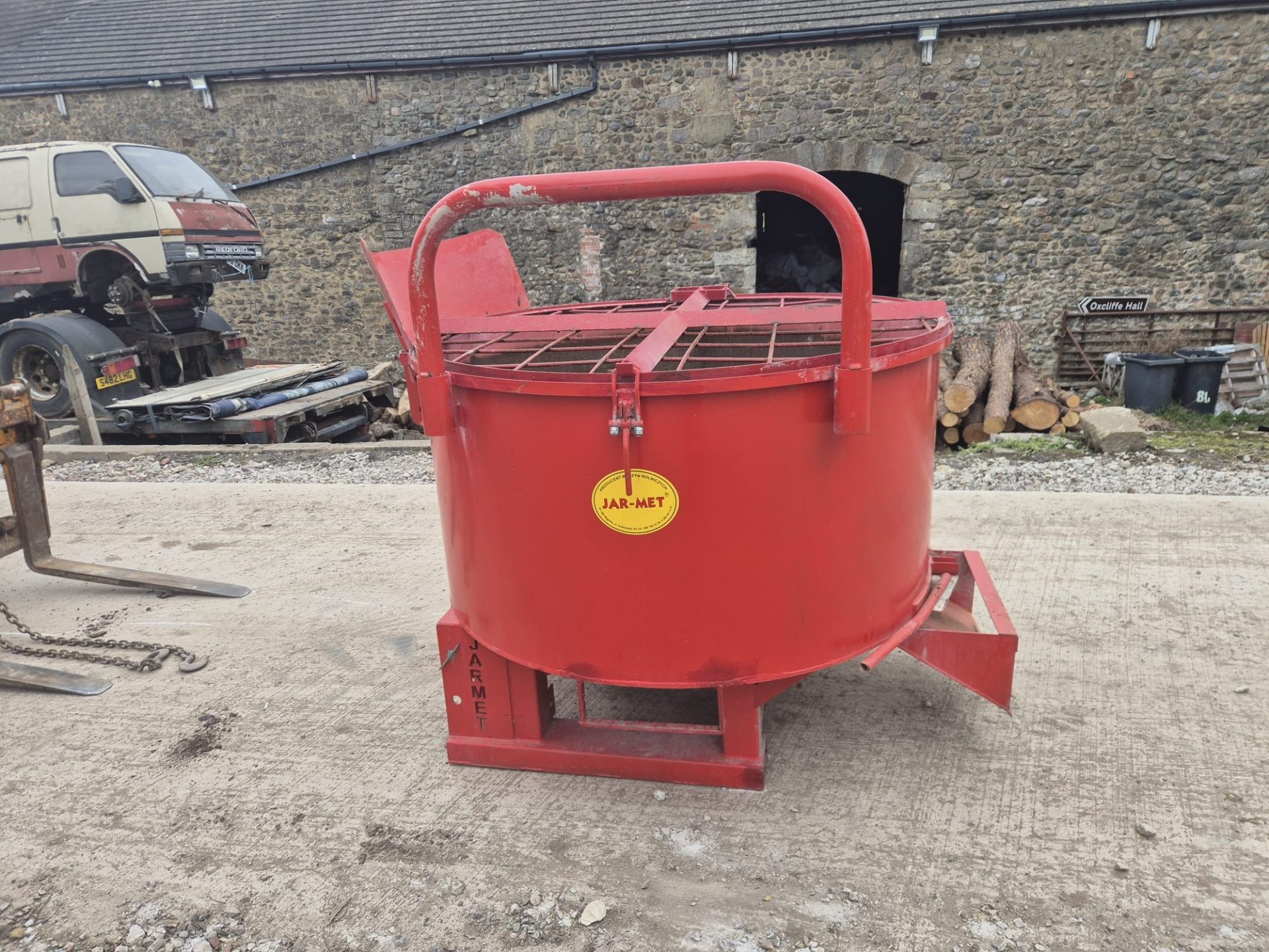 CONCRETE CEMENT PAN MIXER - 3 POINT LINKAGE FOR TRACTOR TELEHANDLER PTO DRIVEN - Image 7