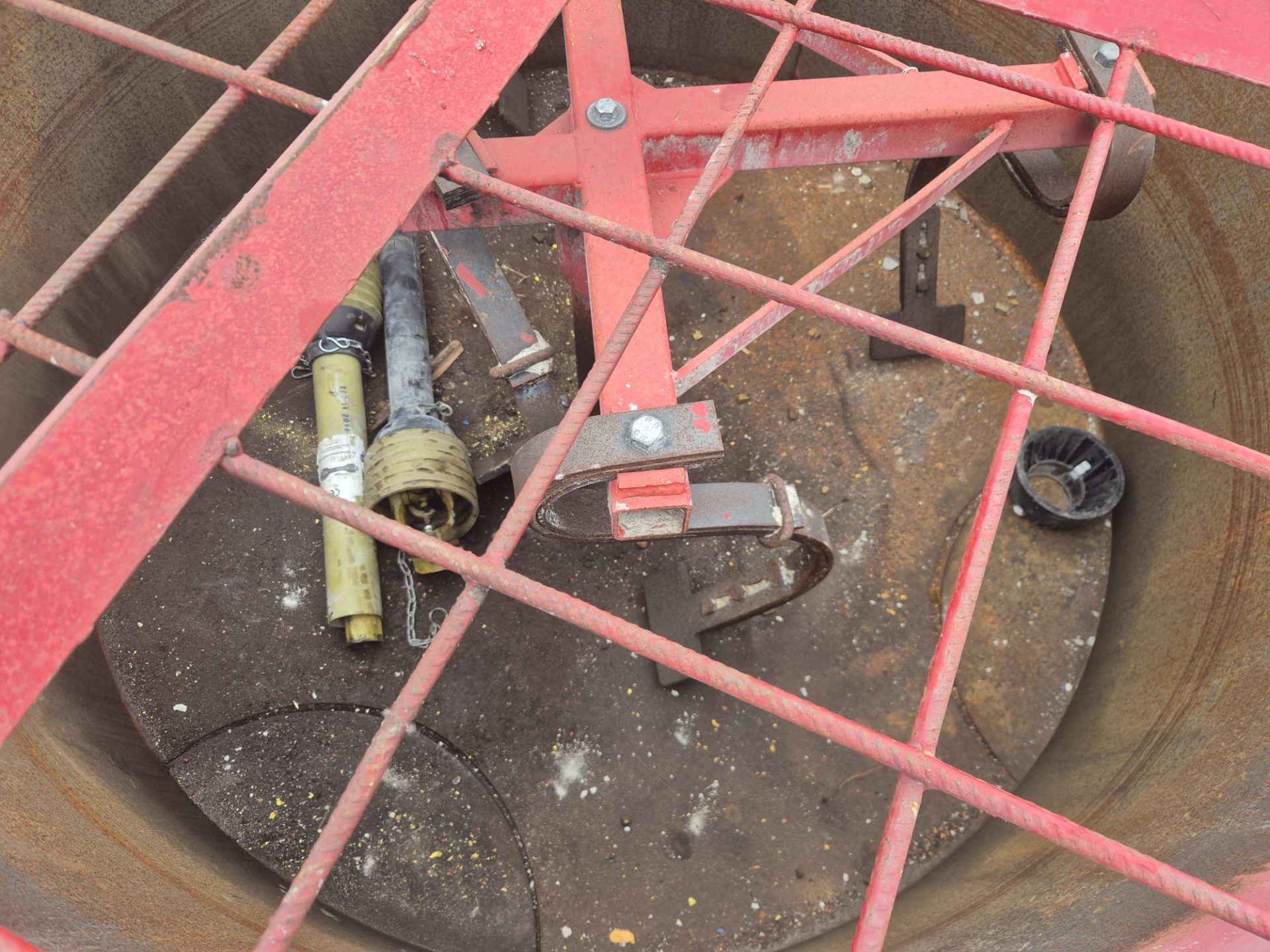 CONCRETE CEMENT PAN MIXER - 3 POINT LINKAGE FOR TRACTOR TELEHANDLER PTO DRIVEN - Image 5