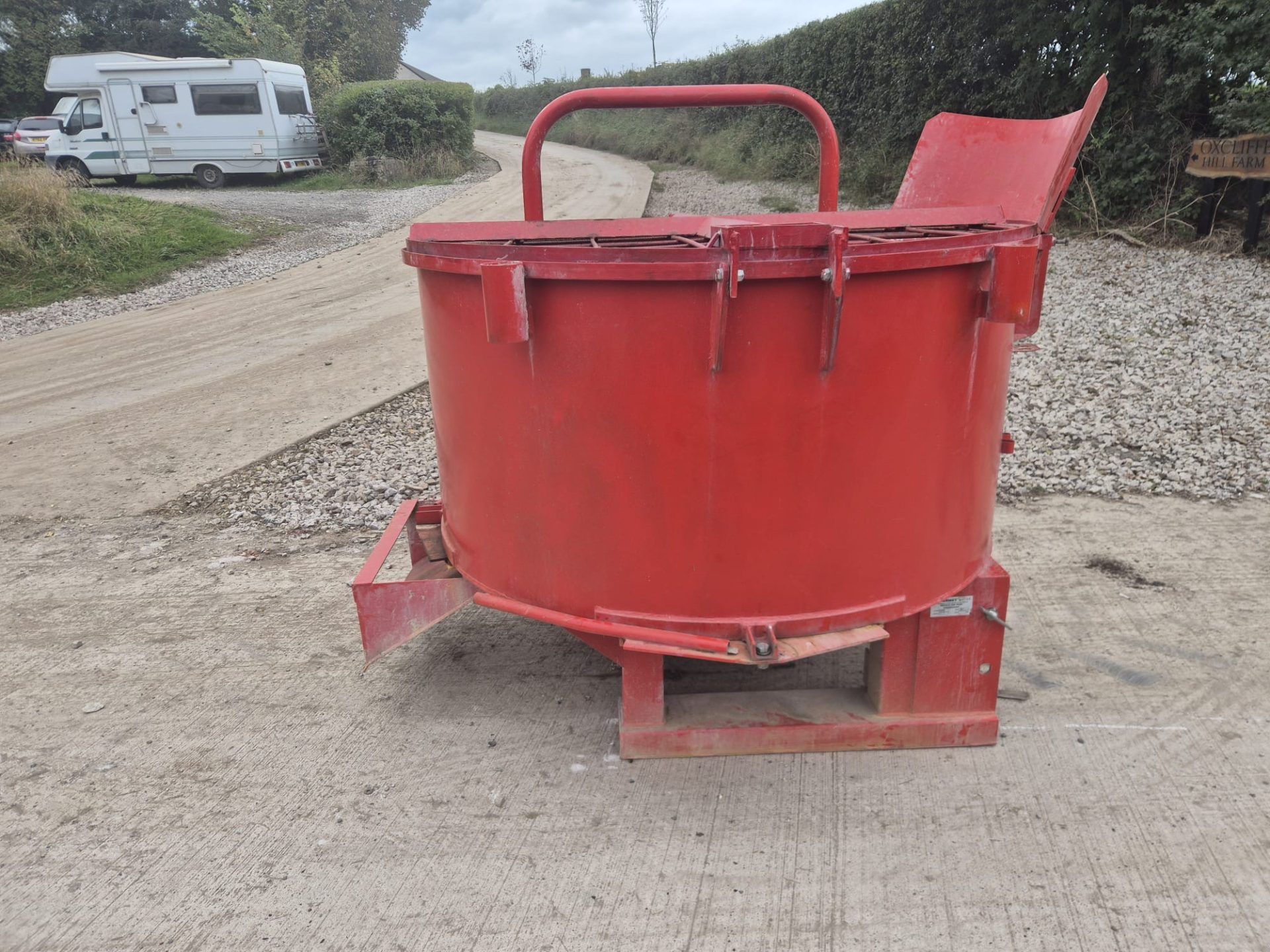 CONCRETE CEMENT PAN MIXER - 3 POINT LINKAGE FOR TRACTOR TELEHANDLER PTO DRIVEN - Image 4