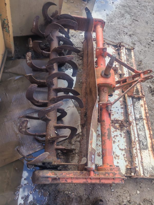5 FOOT ROTAVATOR PLOUGH TILLER CULTIVATOR COMPACT TRACTOR - UNTESTED - Image 4