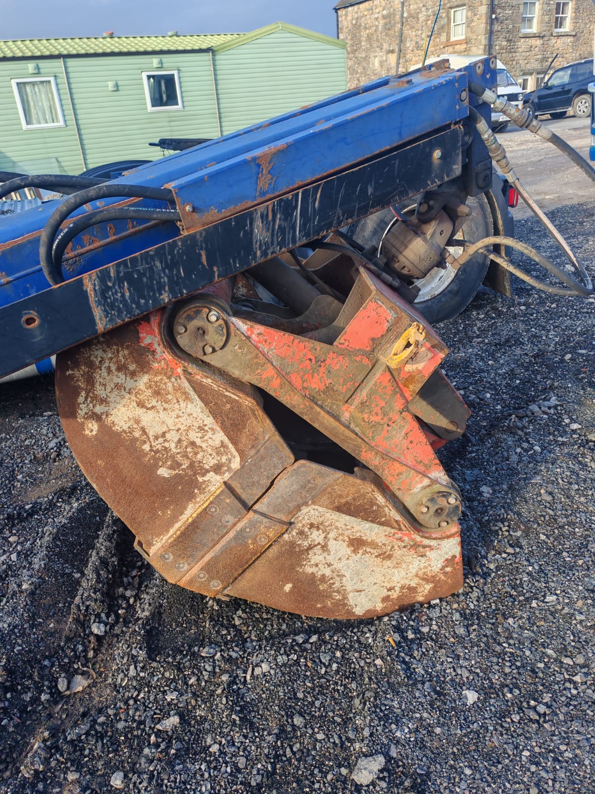 2007 HMF 1144 HIAB CRANE ROTATING CLAMSHELL FOR WAGON TRUCK TIPPER LORRIE - Image 5