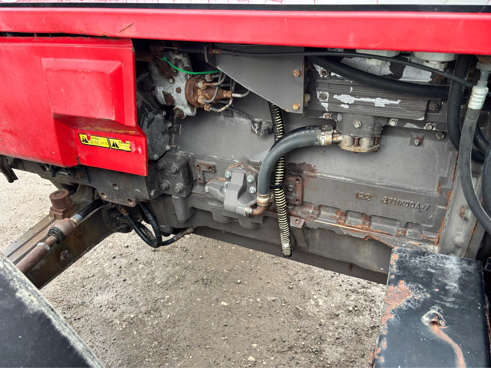 1996 MASSEY FERGUSON 6180 TRACTOR 4 WHEEL DRIVE 6700 HOURS DYNASHIFT GEARBOX - Image 8