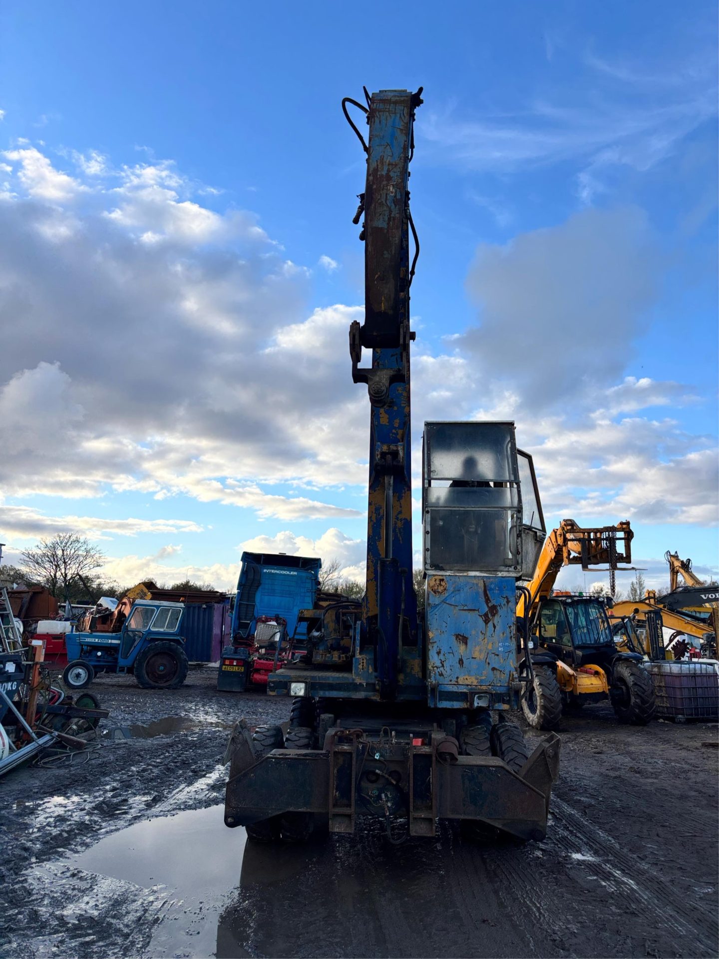ZEPPELIN RUBBER DUCK WHEELED EXCAVATOR DIGGER SCRAP YARD 4 CYLINDER DEUTZ ENGINE - Image 11
