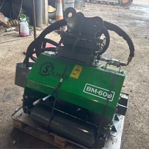 SOLMEK BM600 HYDRAULIC SHREDDER FLAIL MOWER MULCHER 30MM PINS FOR MINI EXCAVATOR