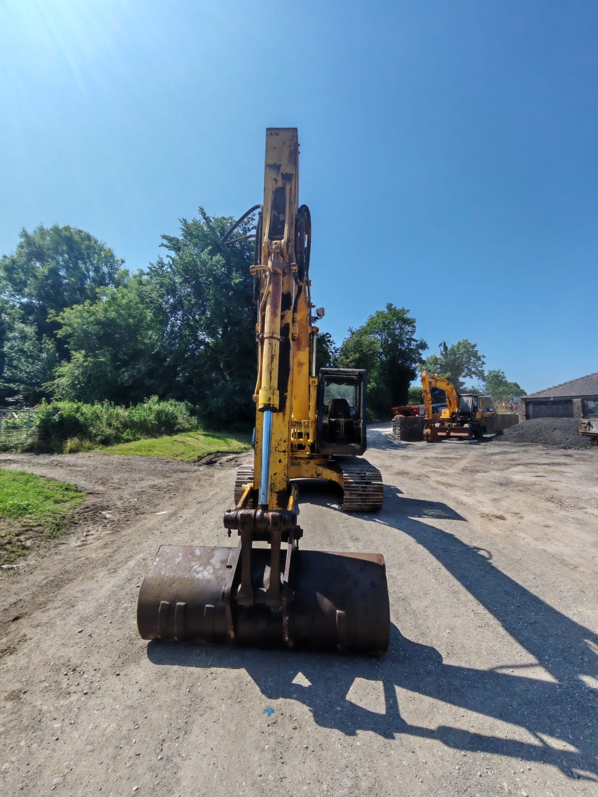 KOMATSU PC150 EXCAVATOR DIGGER C/W GRADING BUCKET GOOD UNDERCARRIAGE - Image 11