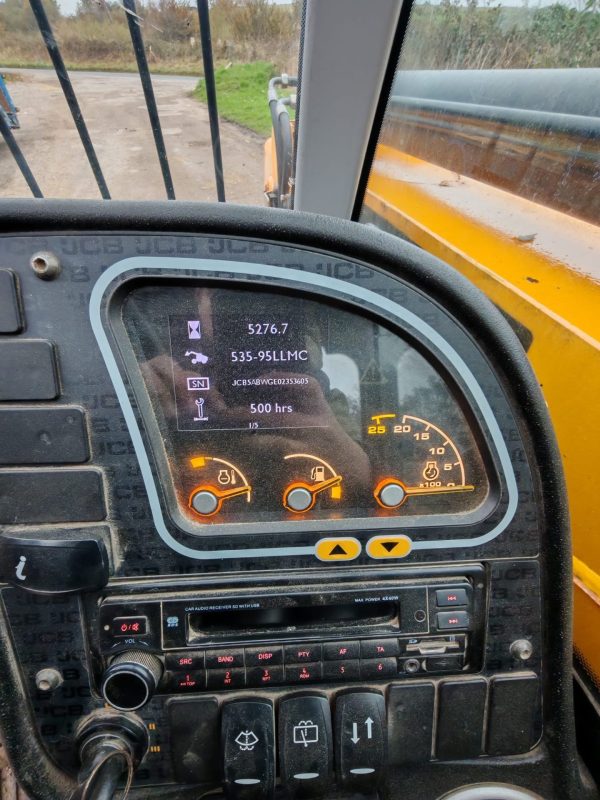 2015 JCB 535-95 LOADALL TELEHANDLER TELEPORTER HANDLER LOADER TRACTOR 5200 HOURS - Image 7