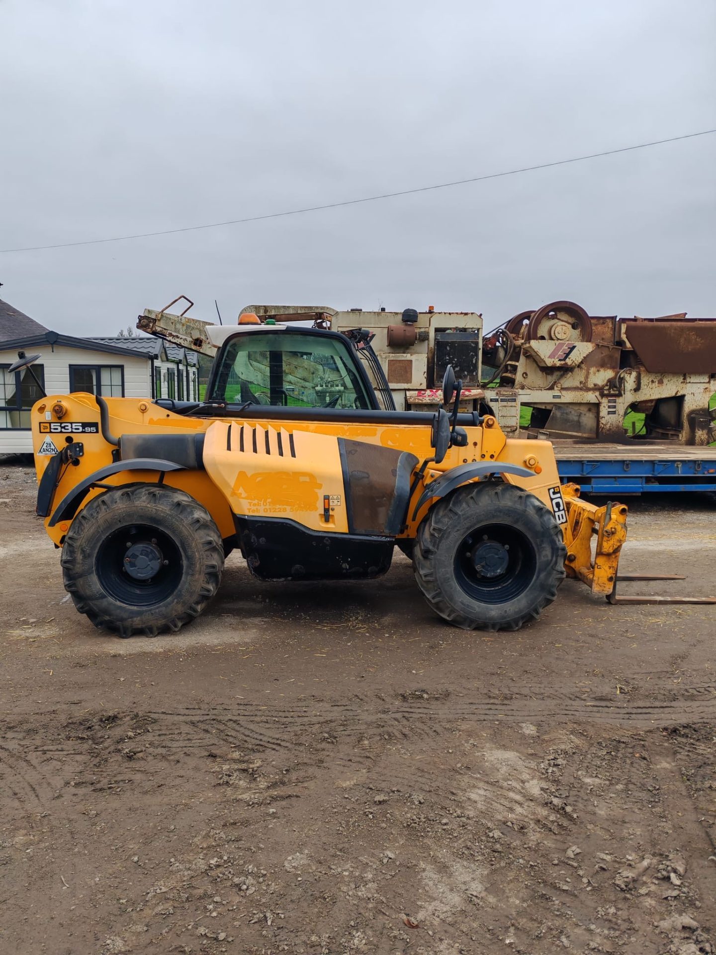 2015 JCB 535-95 LOADALL TELEHANDLER TELEPORTER HANDLER LOADER TRACTOR 5200 HOURS - Image 4
