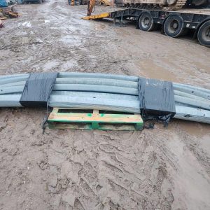 MOTORWAY CRASH BARRIERS SWEEPING BEND CONSTRUCTION NEW