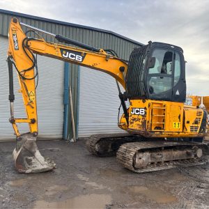 2012 JCB JS130 HIGH CAB EXCAVATOR DIGGER MATERIALS REHANDLER PIPED FOR GRAB