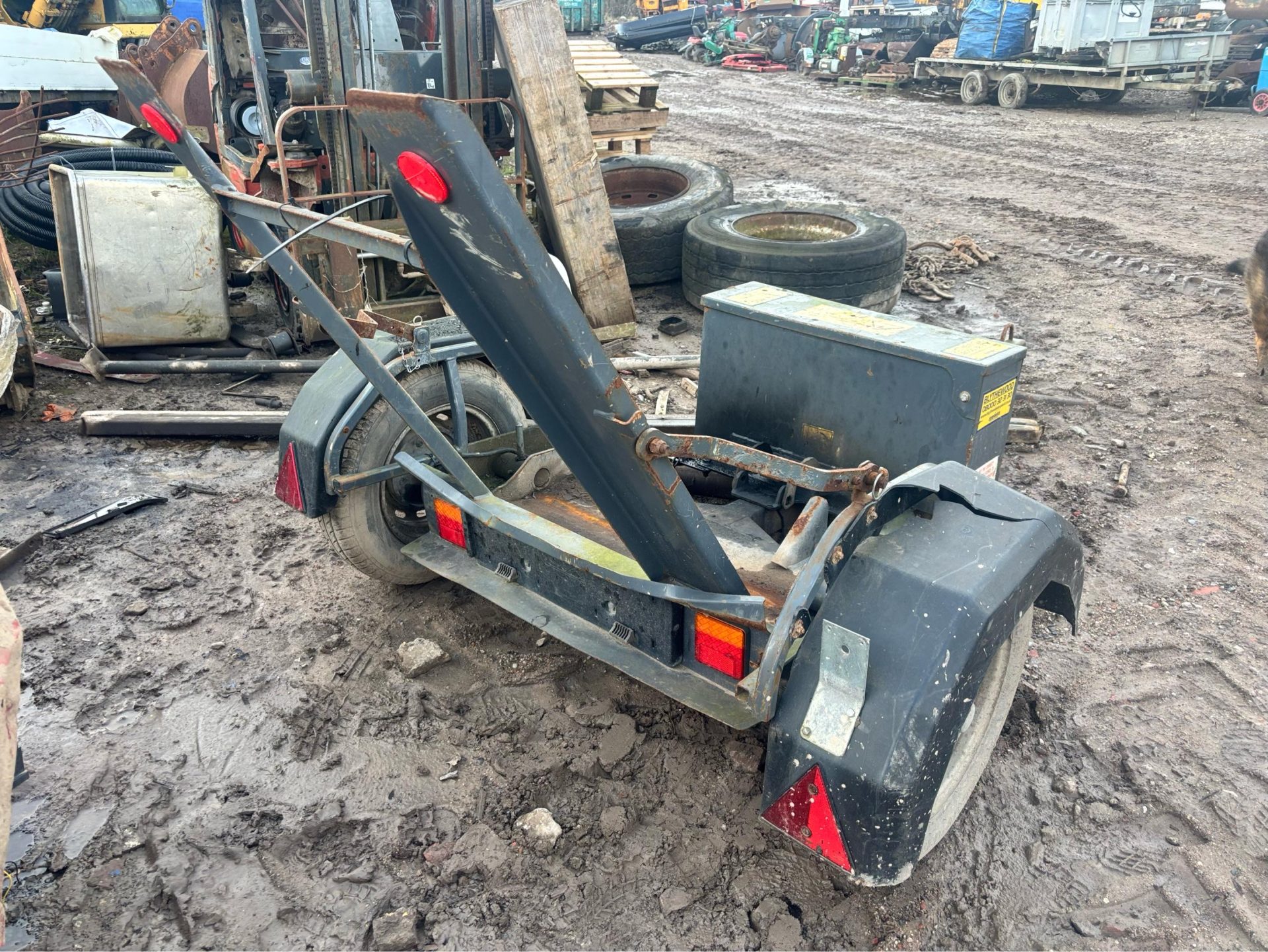 TEREX BENFORD PEDESTRIAN TARMAC ROAD ROLLER TRAILER - Image 5