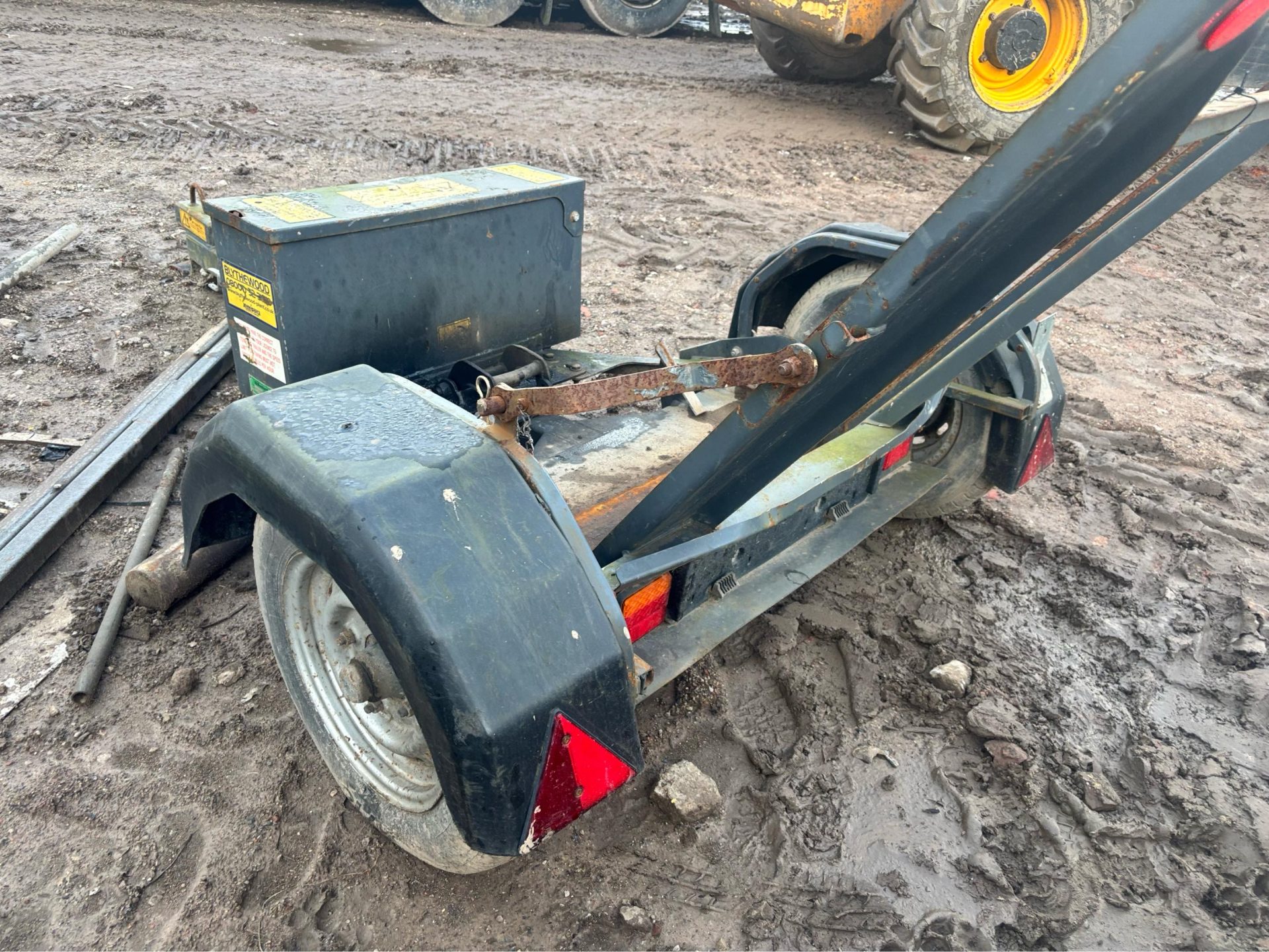 TEREX BENFORD PEDESTRIAN TARMAC ROAD ROLLER TRAILER - Image 4