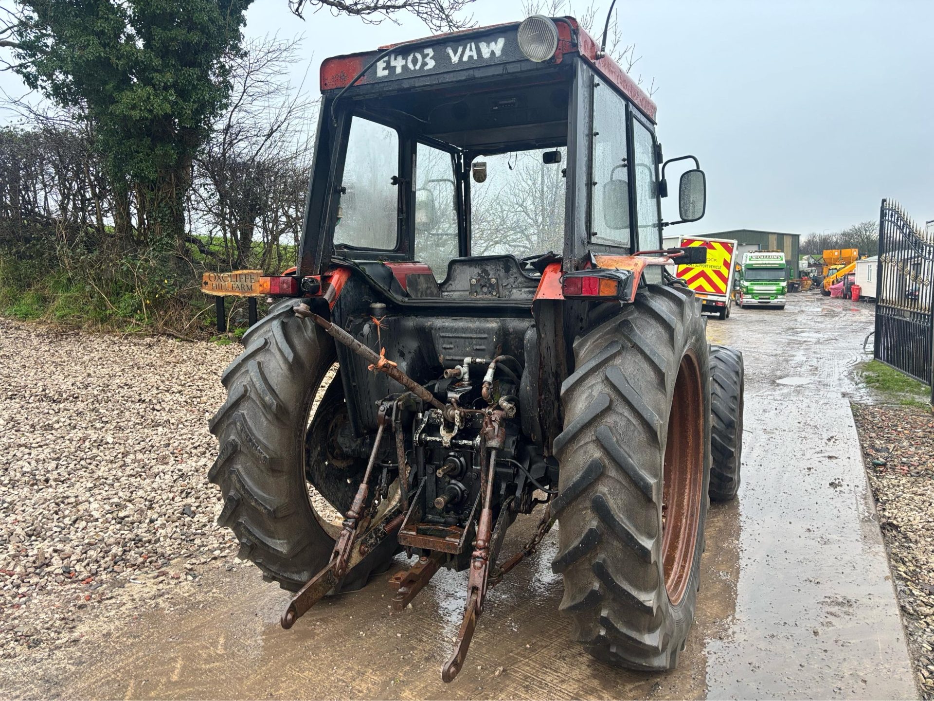 1988 CASE 885 TRACTOR 4 WHEEL DRIVE 6653 HOURS SHUTTLE GEARBOX QUICKE LOADER - Image 10