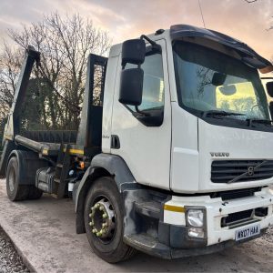 2007 VOLVO FL260 SKIP WAGON TRUCK LORRIE 18 TON GROSS MANUAL BOX HYVA EQUIPMENT