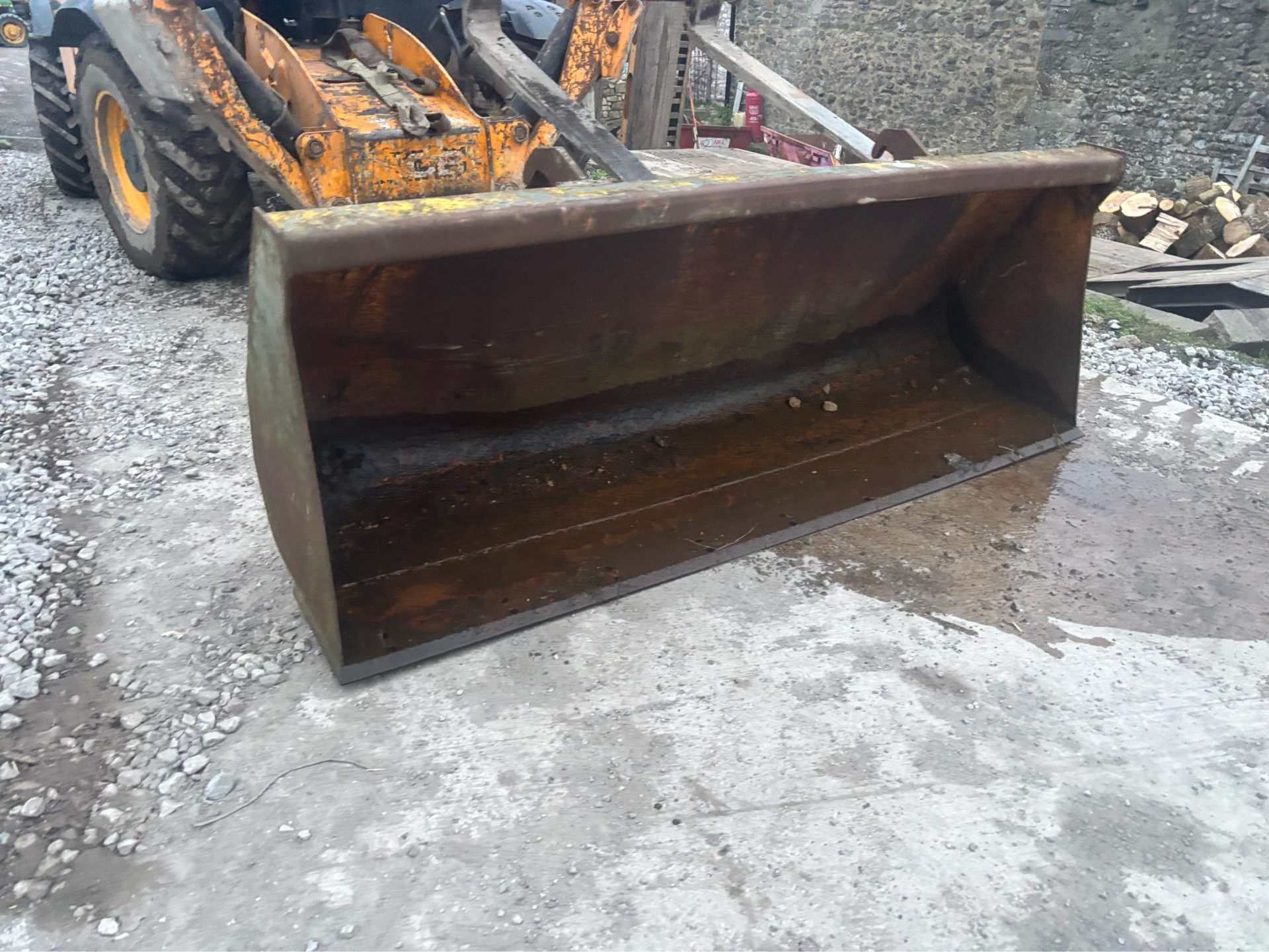 BUCKET FRONT END LOADER FOR JCB TELEHANDLER QUICK FIT LOADALL TELEPORTER