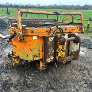 HYDRAULIC DRIVEN CONCRETE PAN MIXER EXCAVATOR DIGGER 80MM PINS FORKLIFT LOADALL