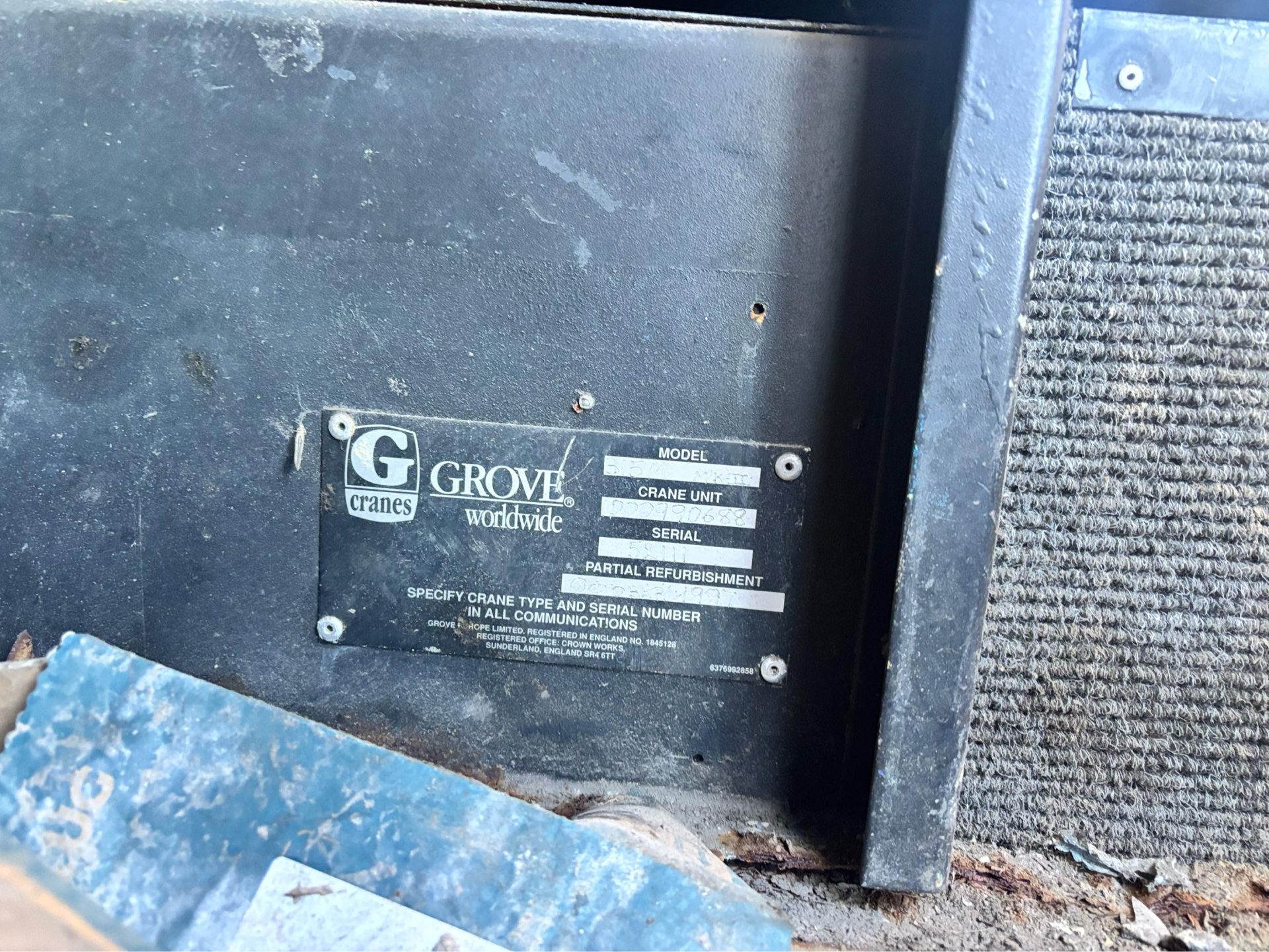 GROVE 315M ALL TERRAIN MOBILE CRANE SEPERATE CAB 4 WHEEL DRIVE 18 TON - Image 2