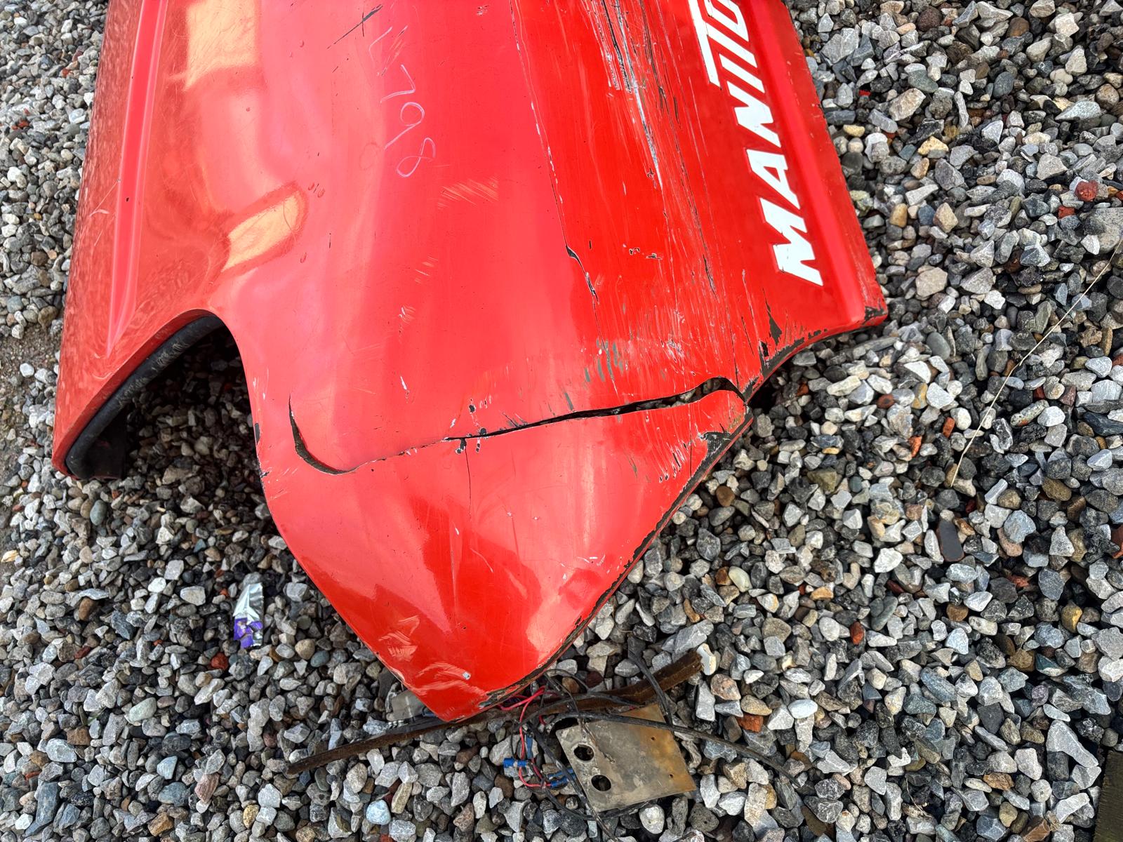 MANITOU TELEHANDLER TELEPORTER TELESCOPIC LOADING SHOVEL BONNET COVER - Image 4