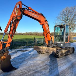 2010 DOOSAN DX80R EXCAVATOR DIGGER 8 TON BUCKETS JOB READY TRACKS 1 OWNER CLEAN