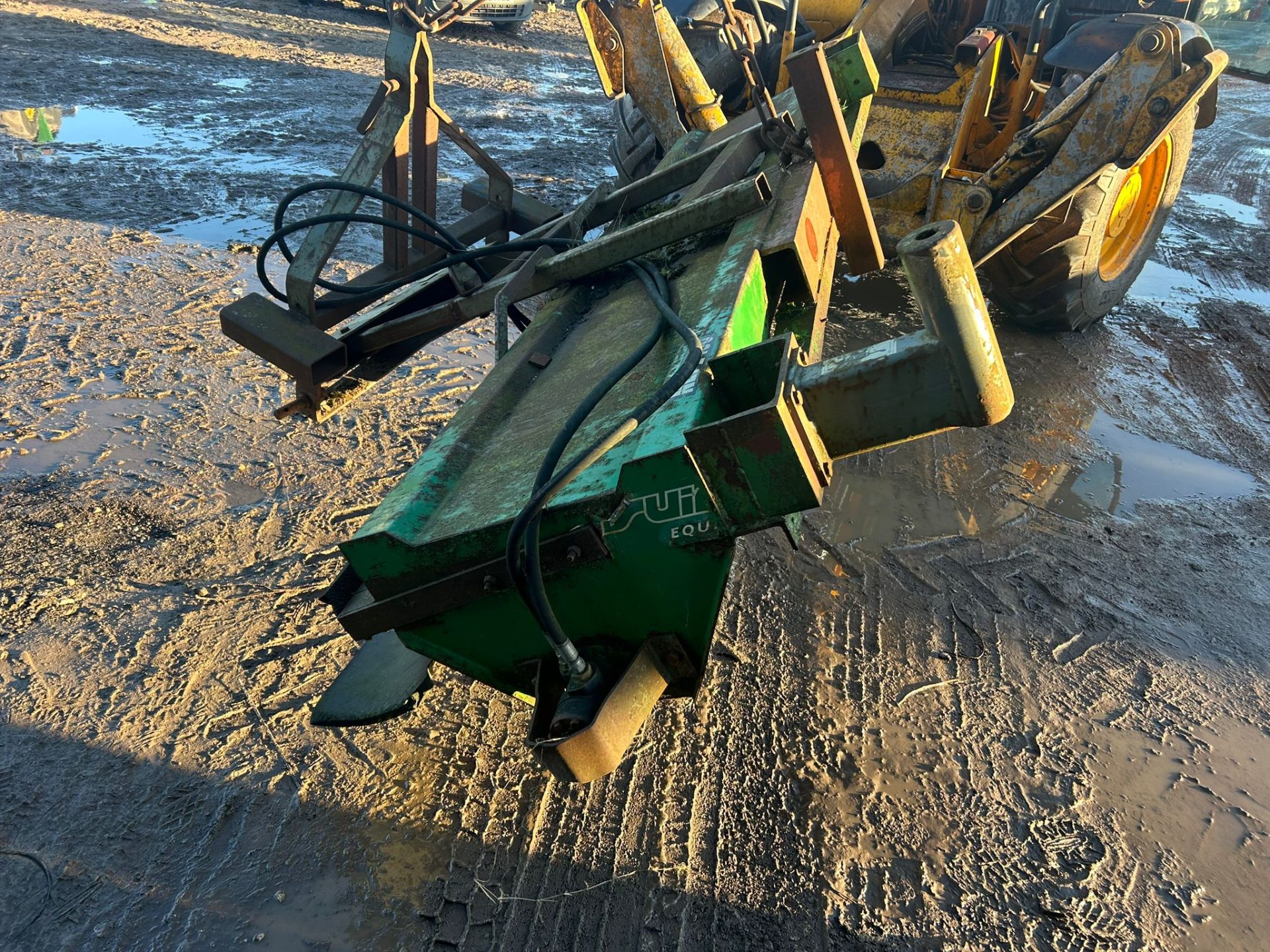 3 POINT LINKAGE ROAD SWEEPER ATTACHMENT TRACTOR FORWARD REVERSE HYDRAULIC - Image 7