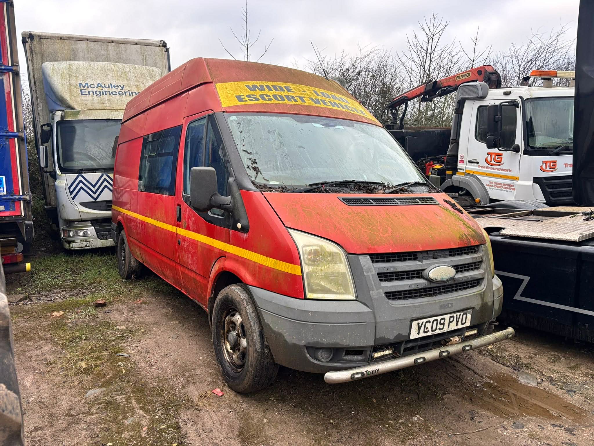 2009 FORD TRANSIT ESCORT VEHICLE GARIC VAN WELFARE DIESEL TOWBAR LOWBAR CAMPER
