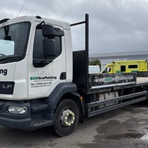 2013 DAF LF 55 220 21 TON EURO5 25 FEET dropside body scaffolding EXPORT