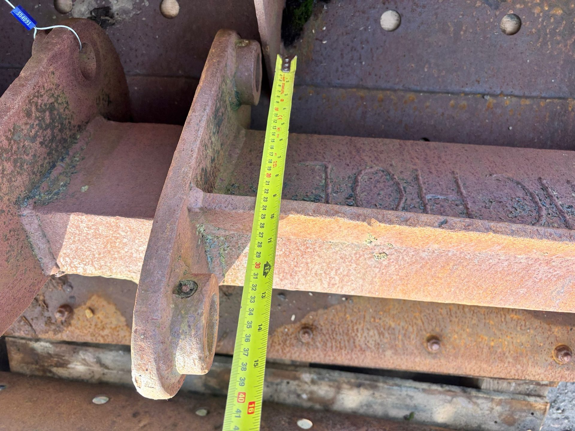 5FT EXCAVATOR DITCHING BUCKET 45MM PINS HEAVY DUTY DIGGER BUCKET 354091 - Image 3